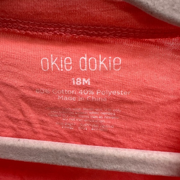 Okie Dokie 18M Coral Girls Mama’s Bestie Short Sleeve TShirt - Picture 2 of 4